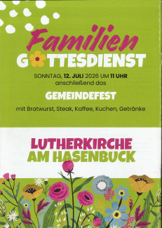 Einladung zum Gemeindefest